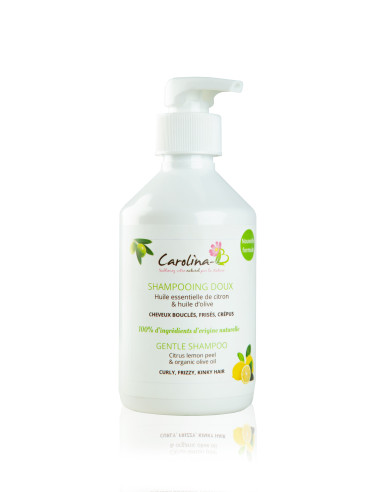 Shampoing Doux à l'huile essentielle de citron et huile d'olive