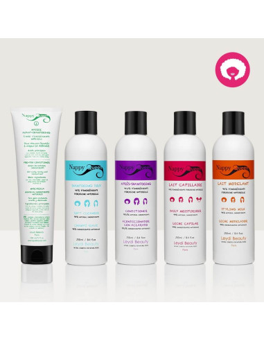 Pack de soins pour cheveux frisés