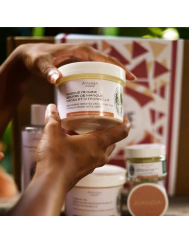 Masque Capillaire - Beurre de Mangue, Cacao et Citronnelle