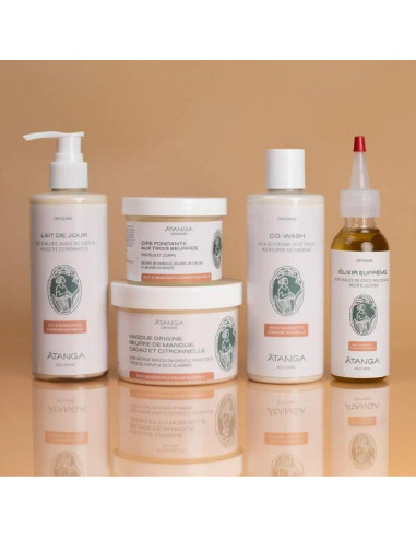 Rituel de soin pour cheveux très secs et abîmés Atanga