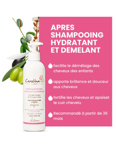 Après-Shampoing à l’huile d’argan et à l’huile d’olive - CarolinaB