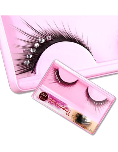 Faux cils avec strass