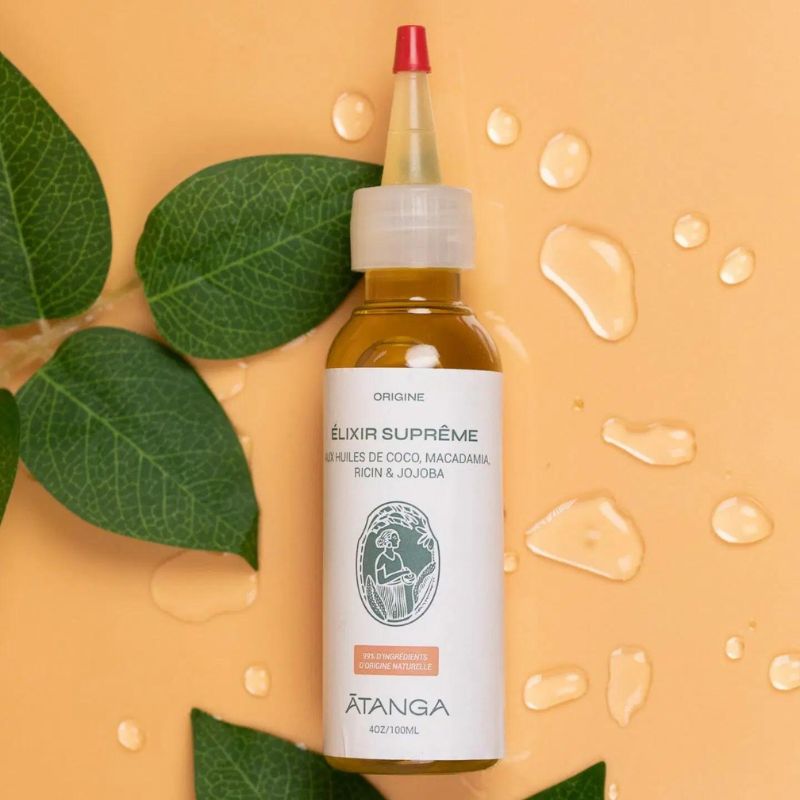 Elixir Suprême aux Huiles de Coco, Jojoba, Ricin, Macadamia - Atanga