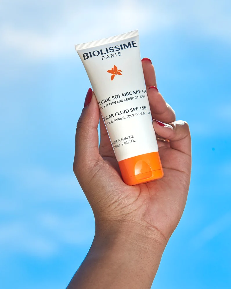 Fluide Solaire SPF + 50 de Biolissime